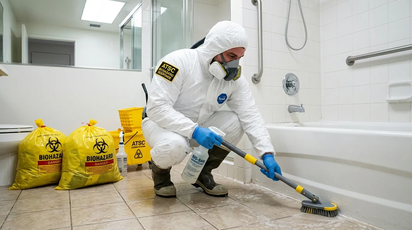 Decontamination equipment deployed for Blood Cleanup in East Rochester